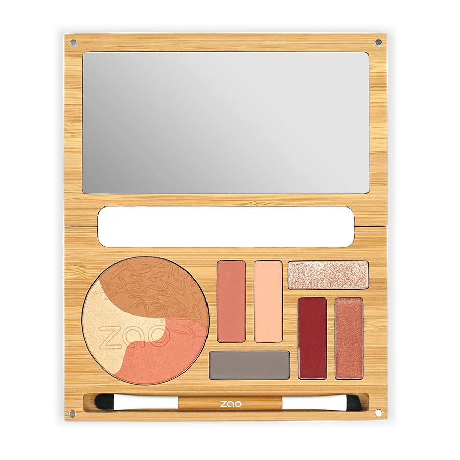 palette rechargeable zao bio vegan yeux teint lèvres